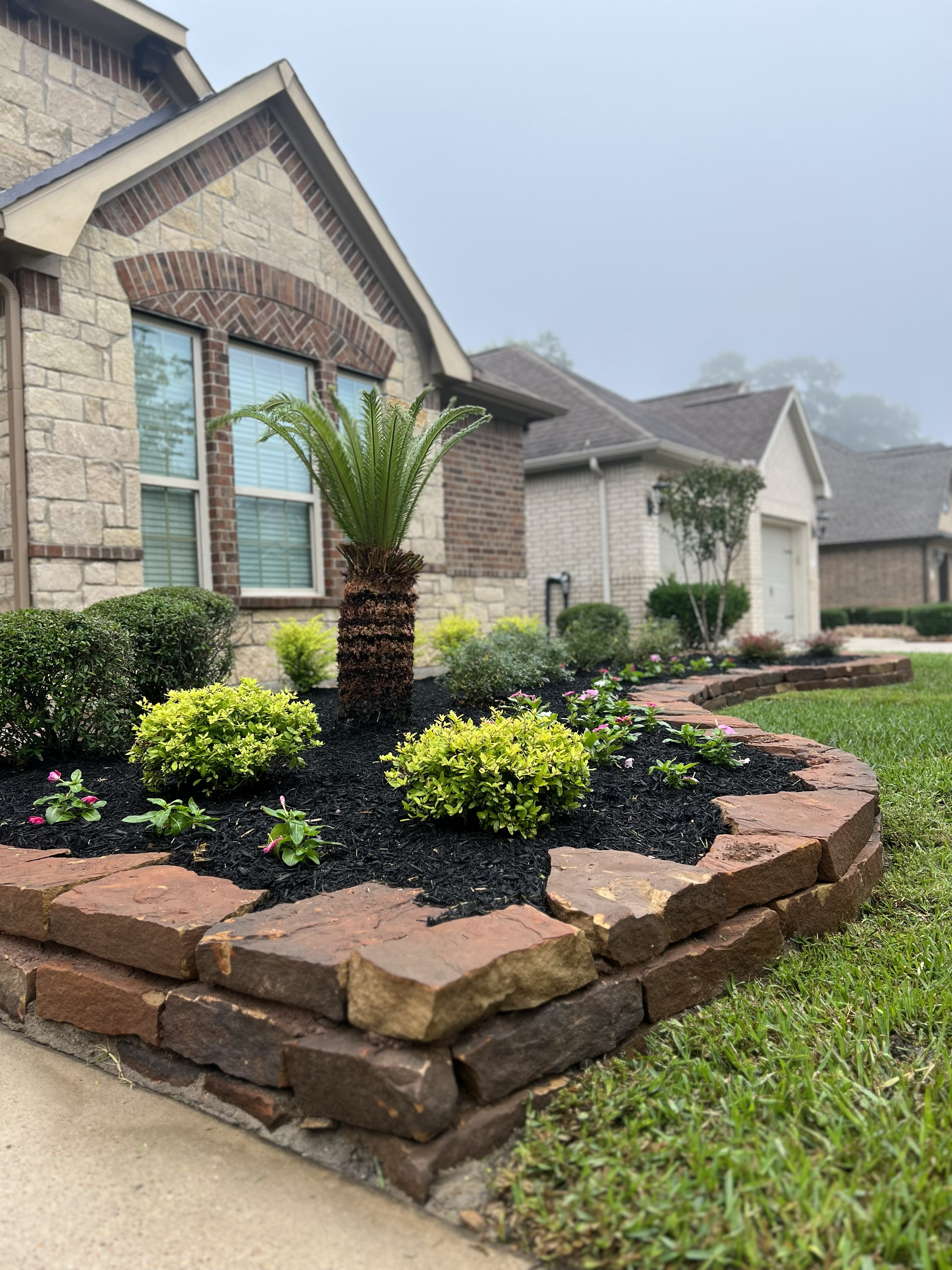 Landscape installation Houston TX